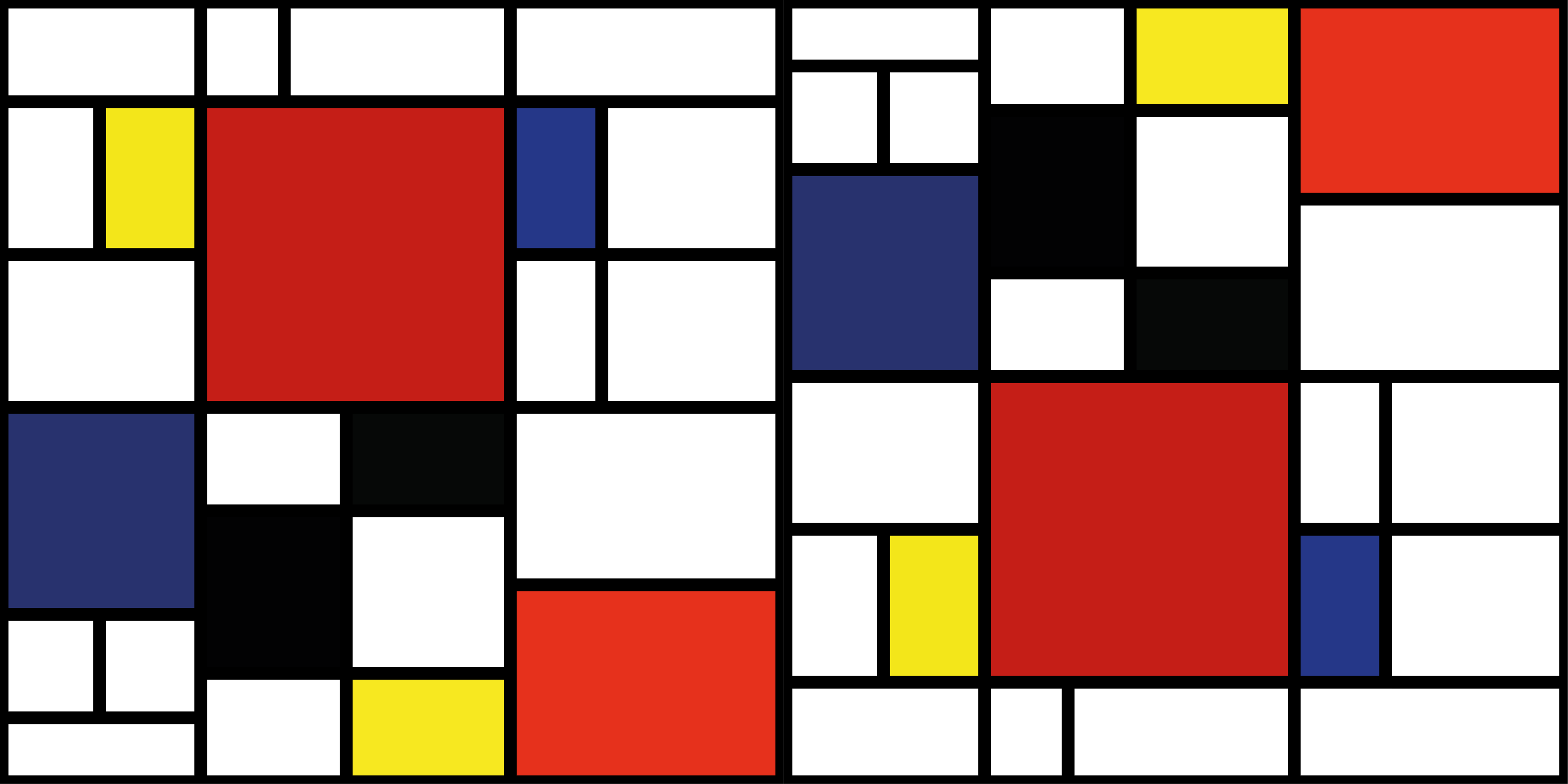 Vinyl Teppich modern farbblockmuster - TenStickers