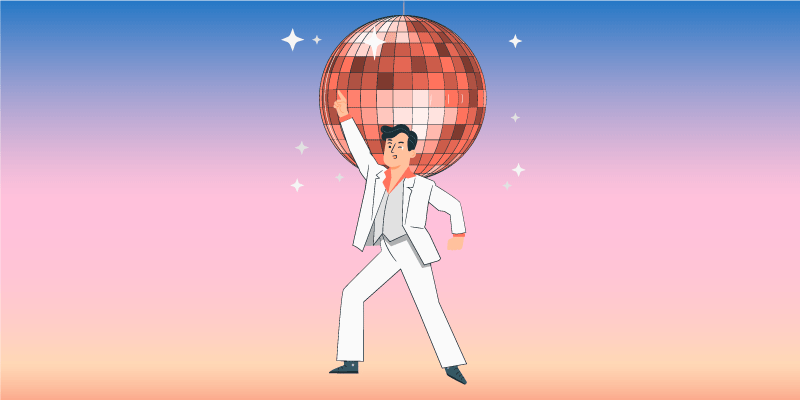 Vinylteppich kindlich tanzparty-stimmung - TenStickers