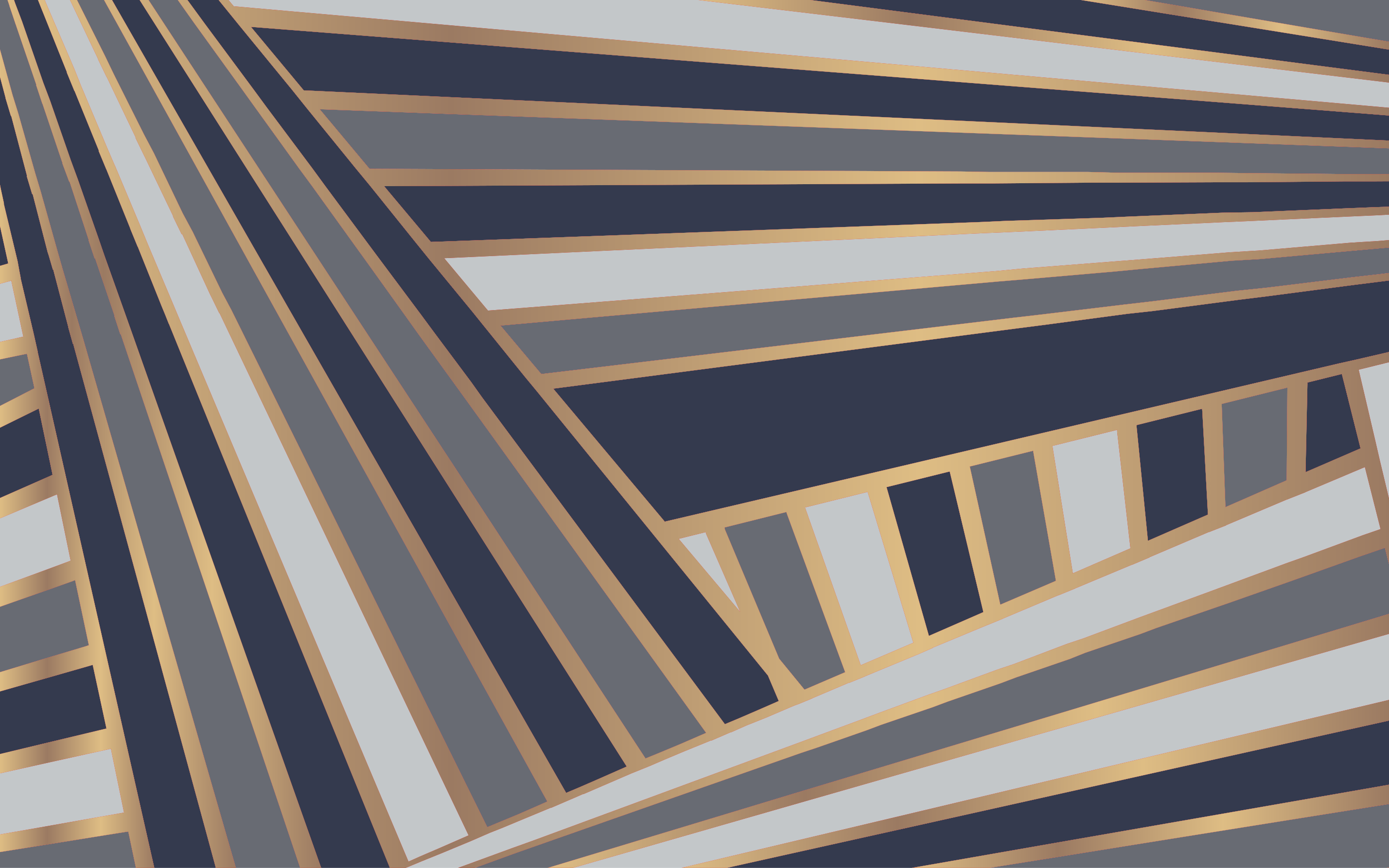 Vinyl teppich gestreift mit auffälligem grauen muster - TenStickers