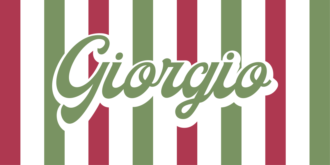 Vinyl Teppich mit Namen italienische flagge - TenStickers