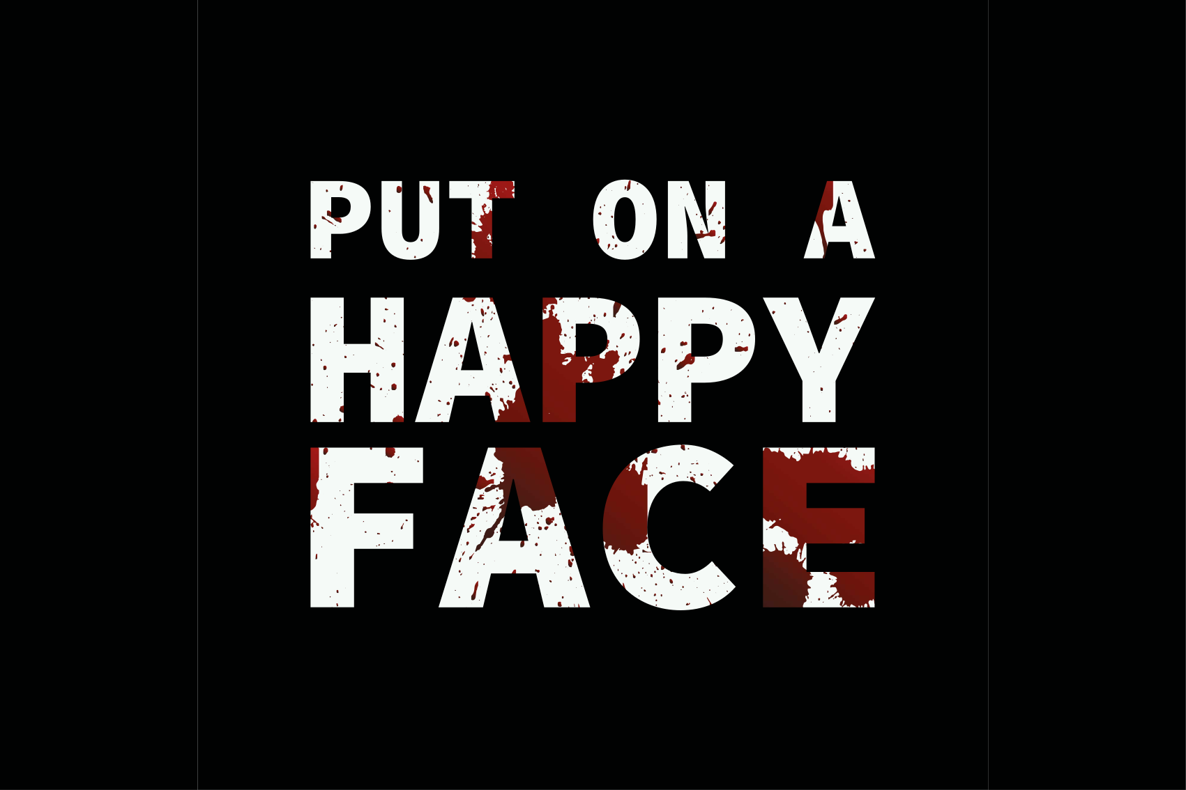 Vinyl Teppich Spruch aufs gesicht legen - TenStickers