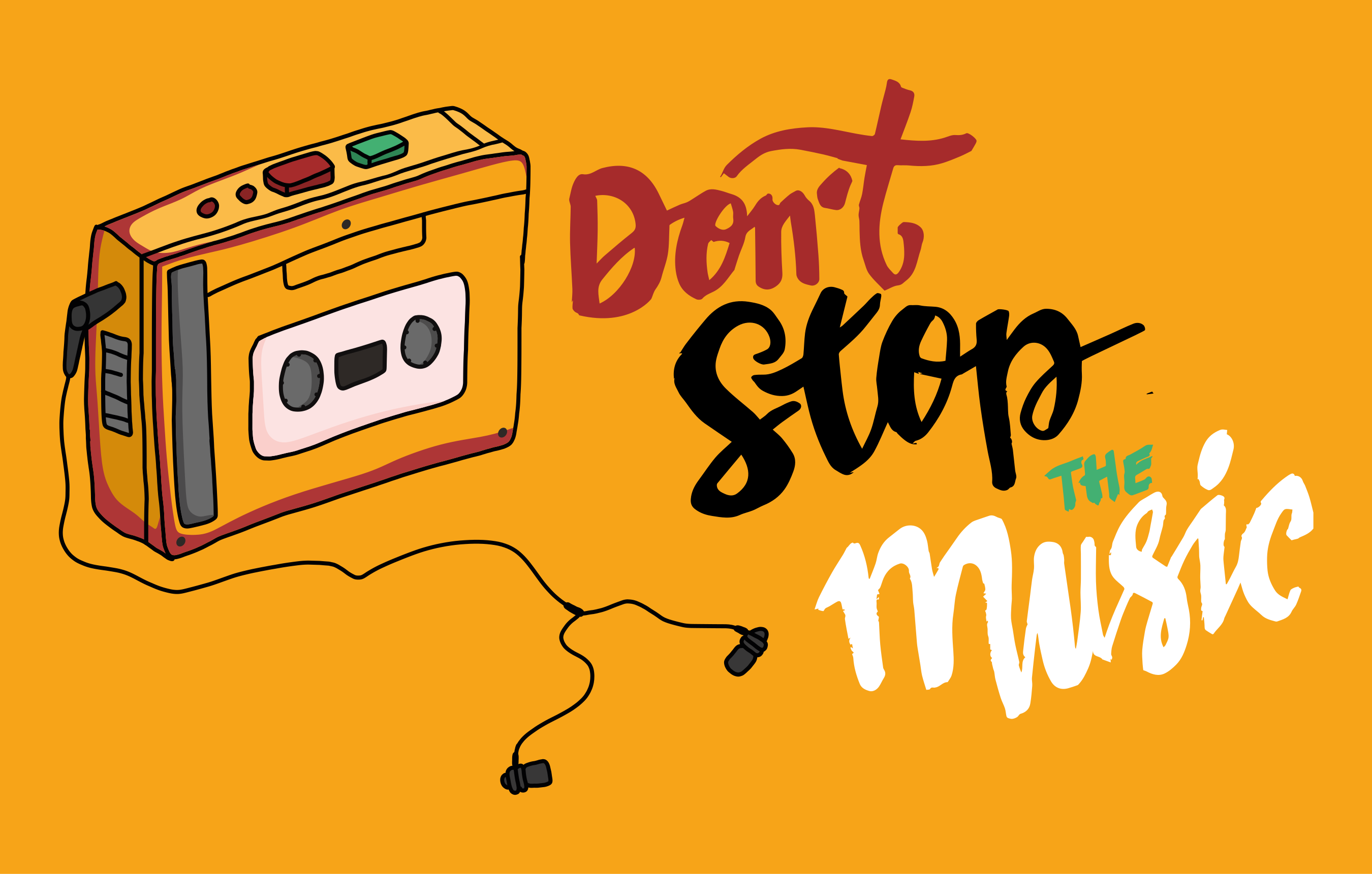 Vinyl Teppich Spruch retro-kassettenthema - TenStickers