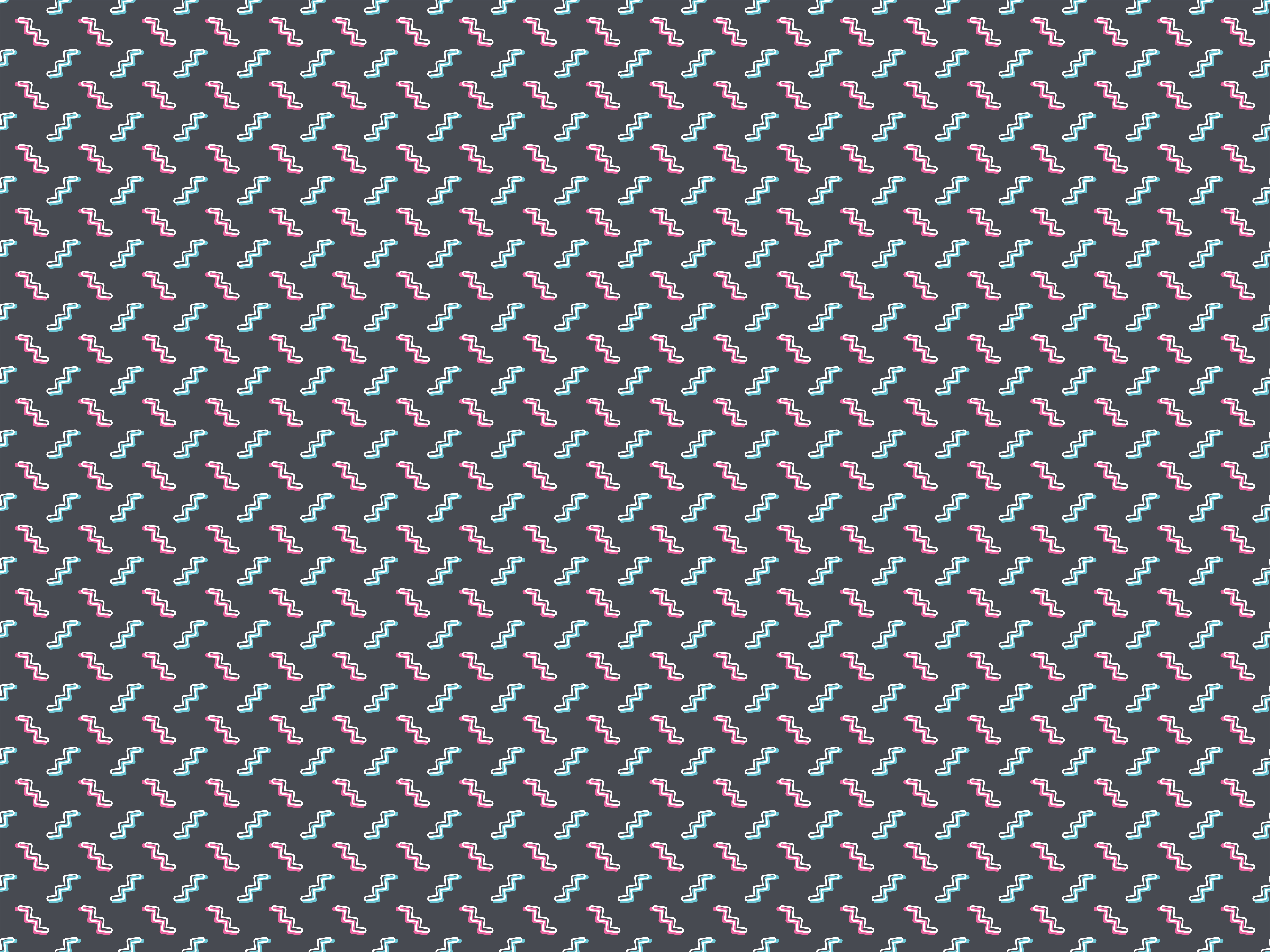 Vinylteppich kindlich bunte wellenförmige formen - TenStickers