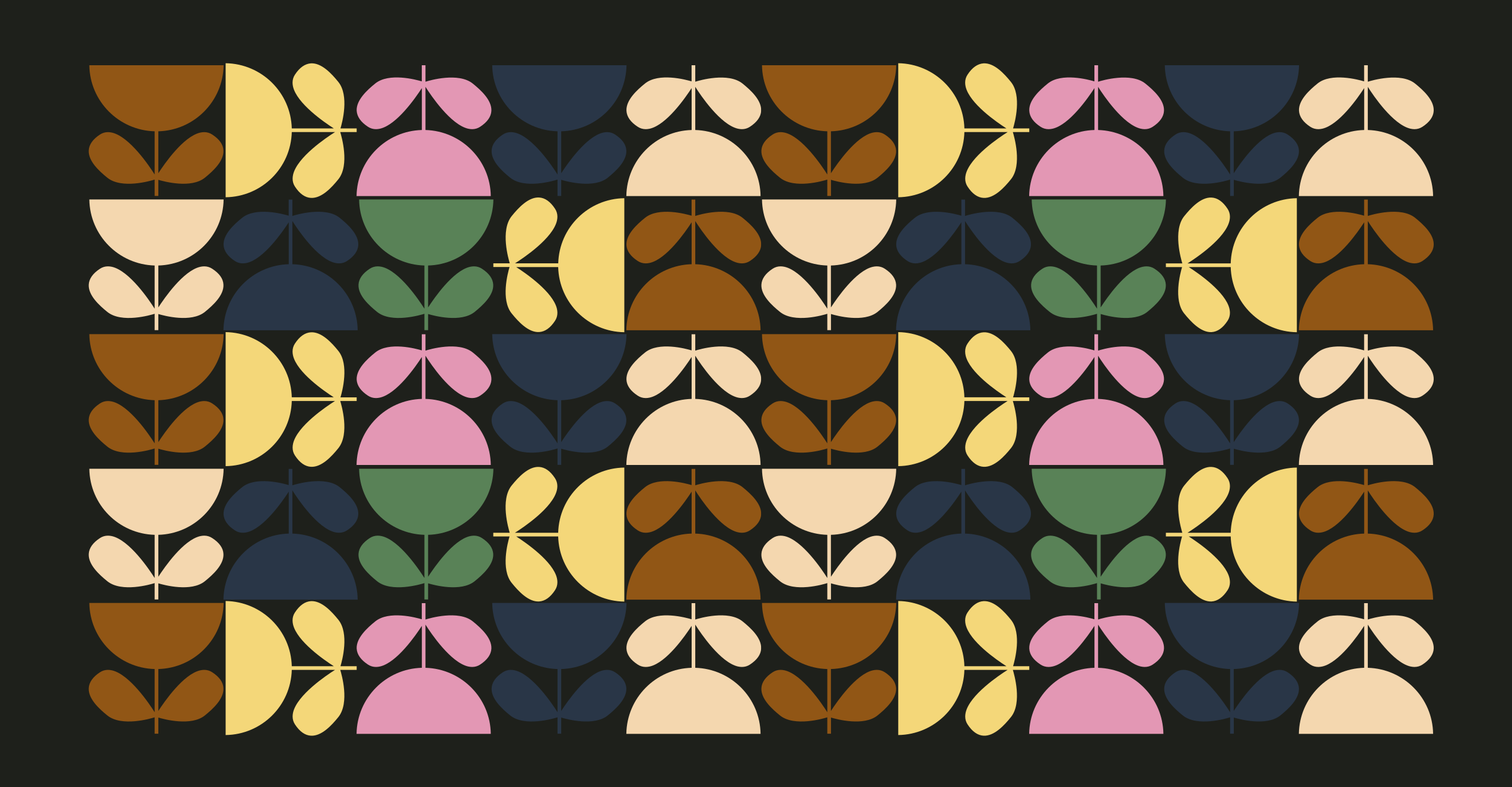 Vinyl Teppich Fliesenoptik lebendige blattmotive - TenStickers