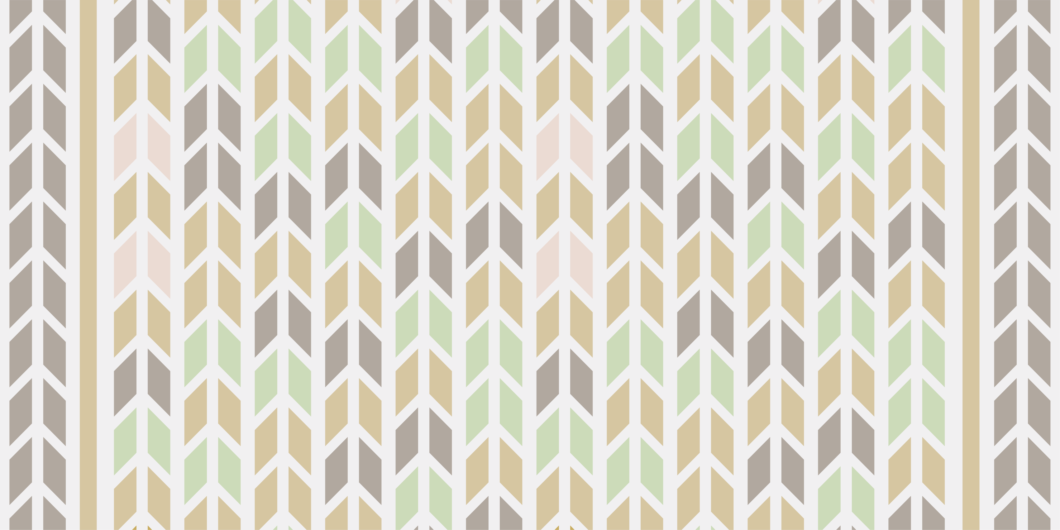 Vinyl Teppich geometrisch chevron-farbtöne - TenStickers