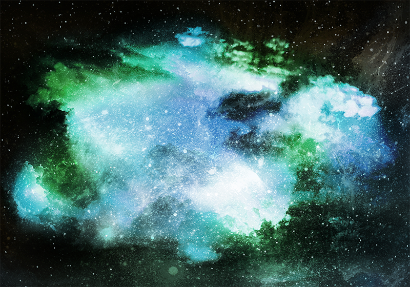 Vinyl Teppich Sterne himmlische entdeckung - TenStickers