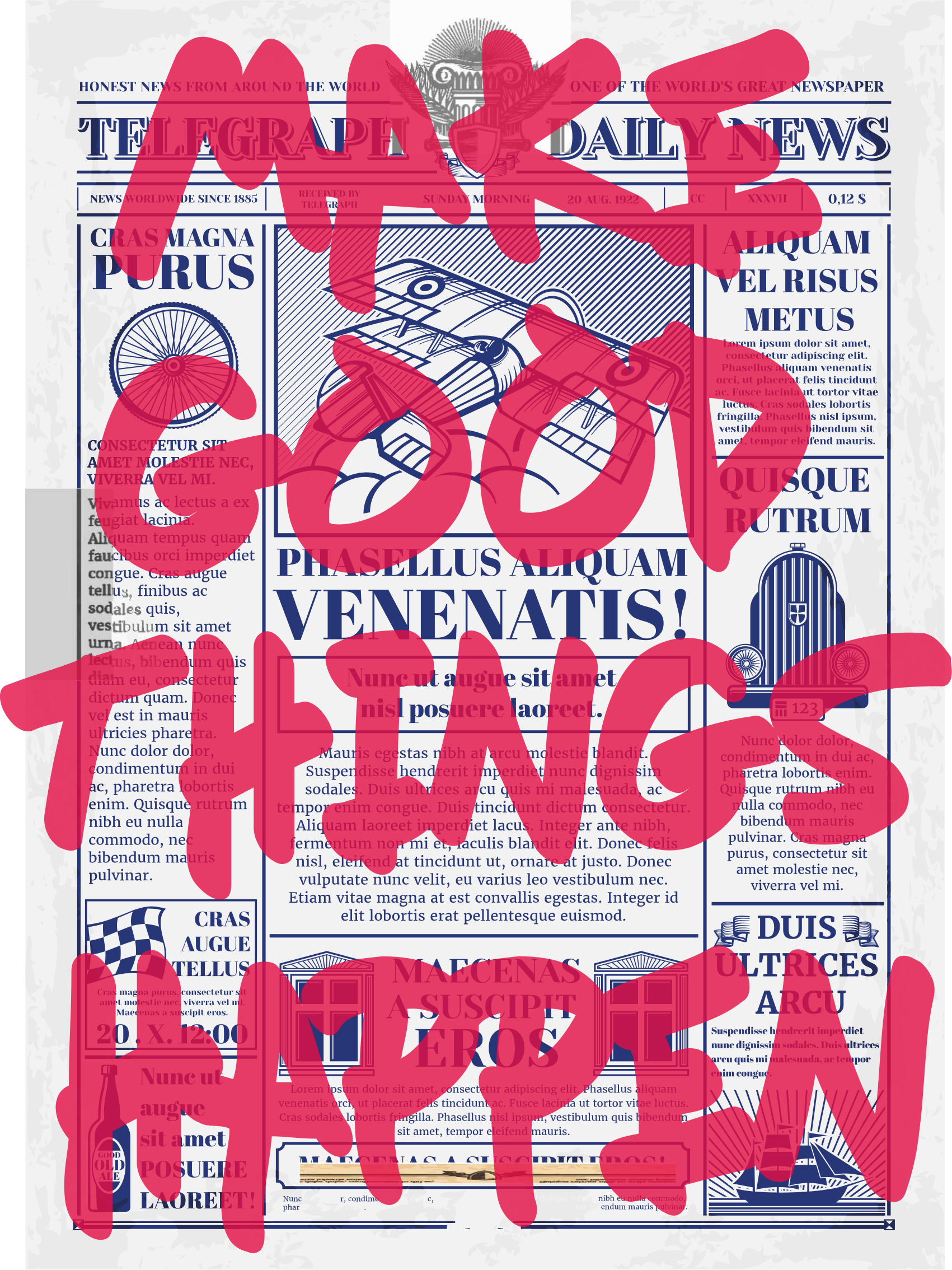 Vinyl teppich spruch gute dinge schaffen - TenStickers