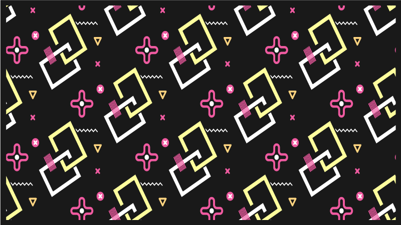Vinyl teppich geometrisch modernes muster spiel - TenStickers