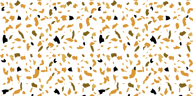 Vinylteppich Wohnzimmer Warme Farben terrazzo-stil - TenStickers