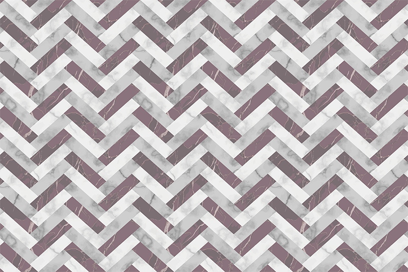 Vinyl Teppich geometrisch chevron-muster-overlay - TenStickers