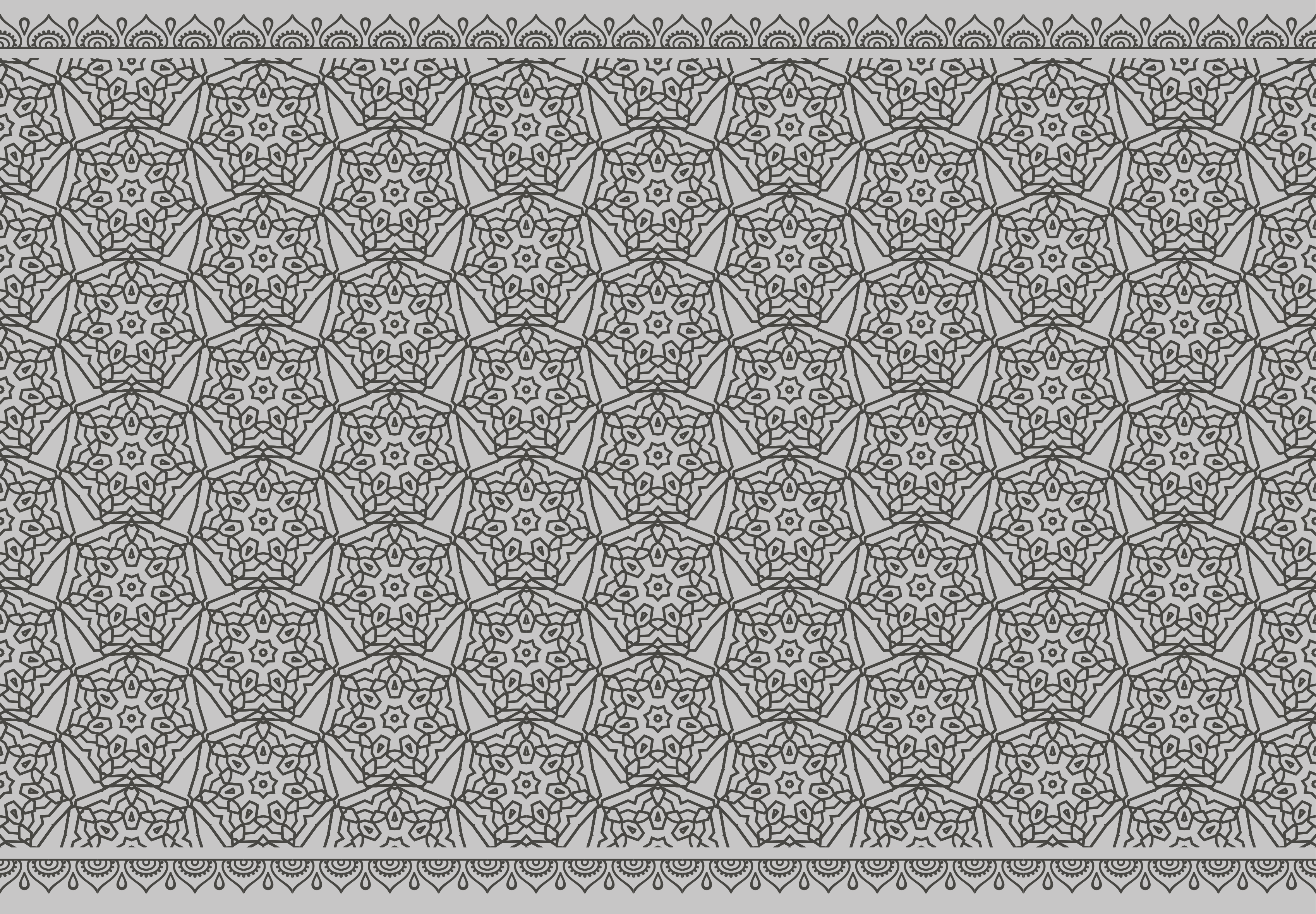 Vinyl Teppich Mandala mandala-symmetrie - TenStickers