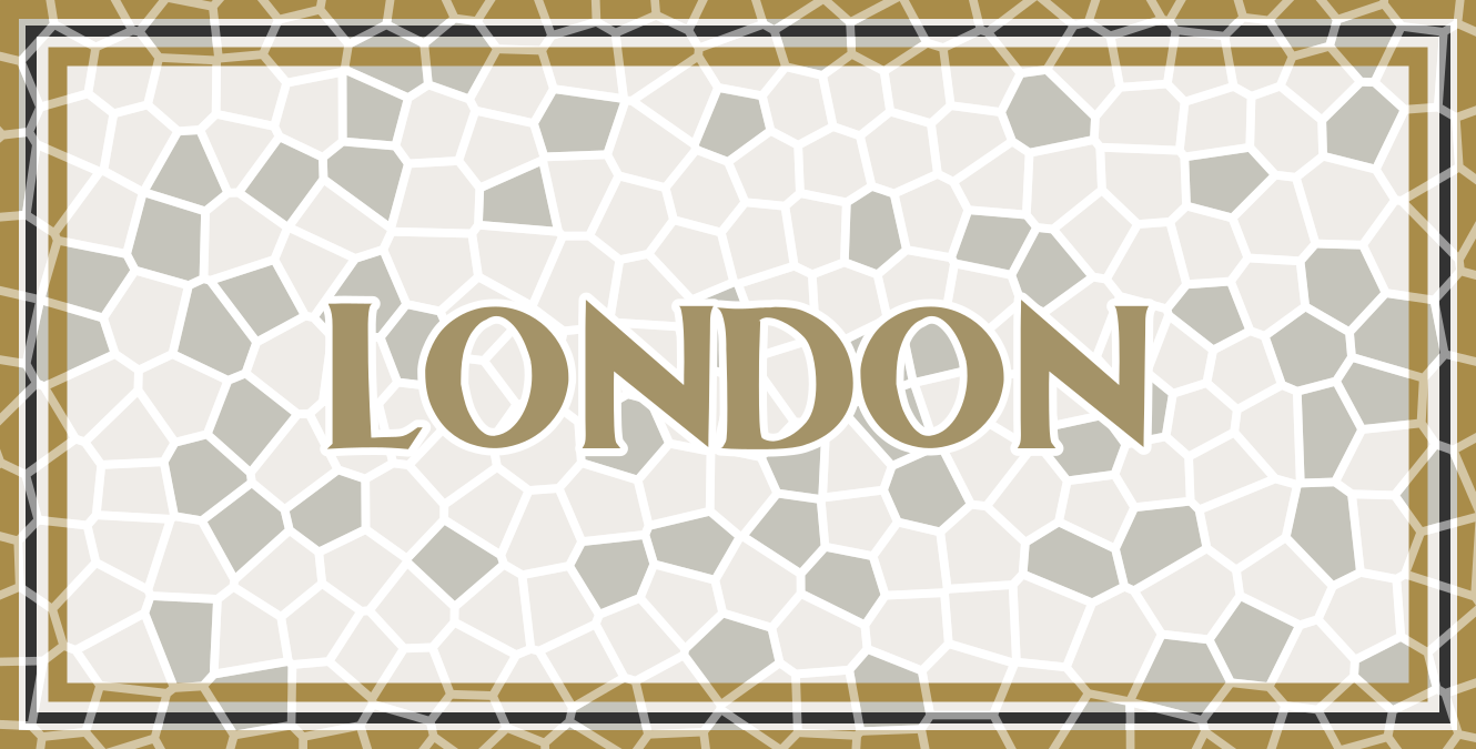 Vinyl Teppich Mosaik londoner mosaik - TenStickers
