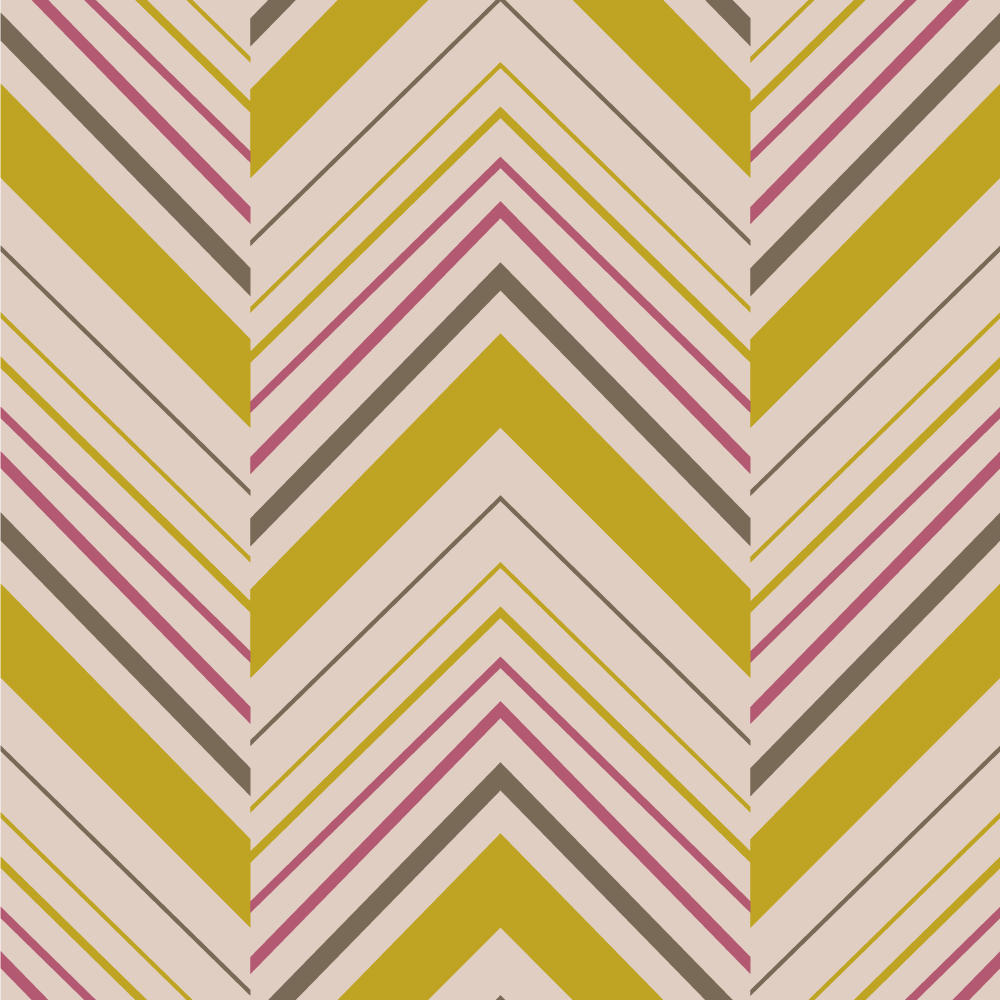 Vinyl Teppich gestreift chevron-streifen - TenStickers