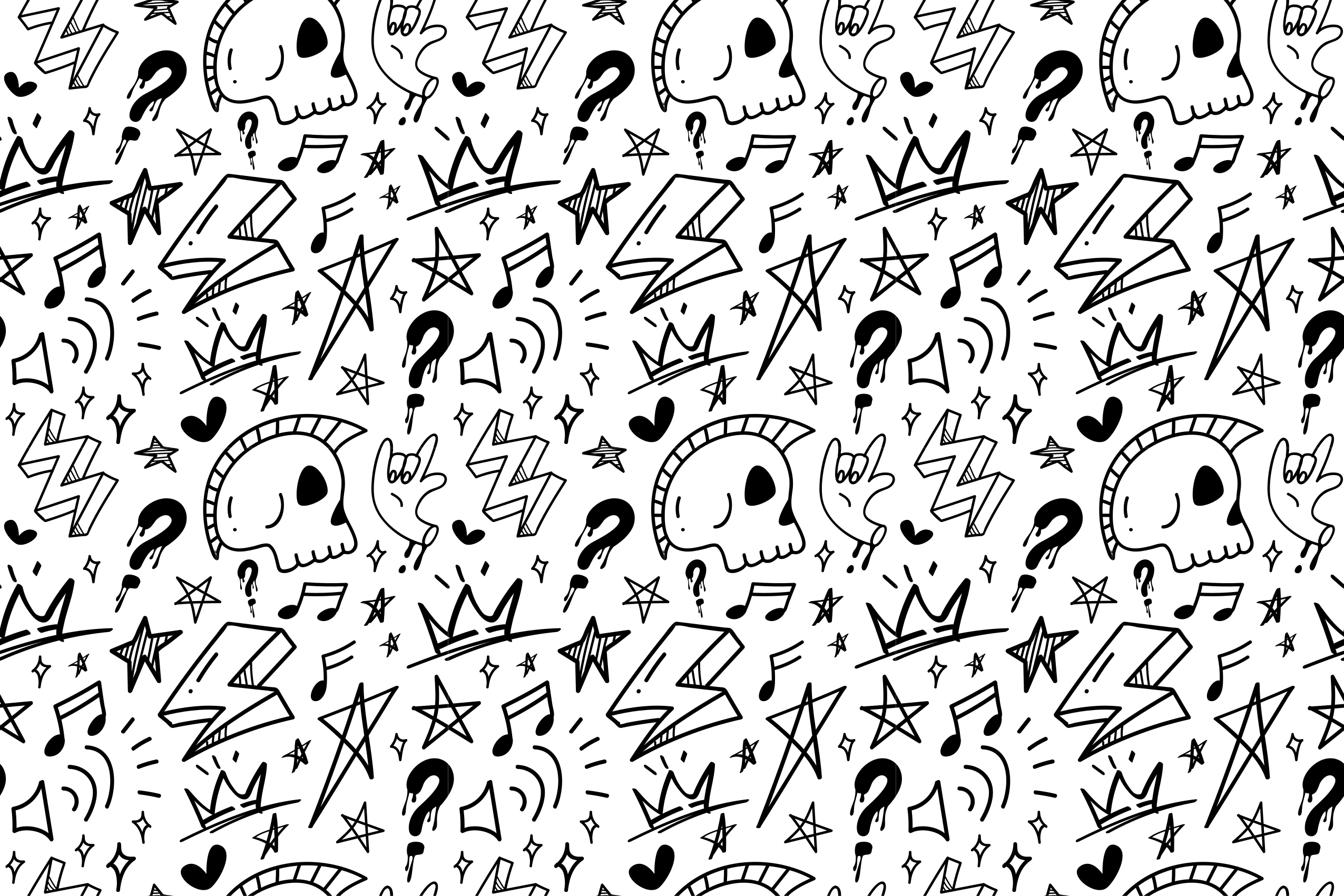 Vinyl Teppich Jugendzimmer eklektische muster für teenager - TenStickers