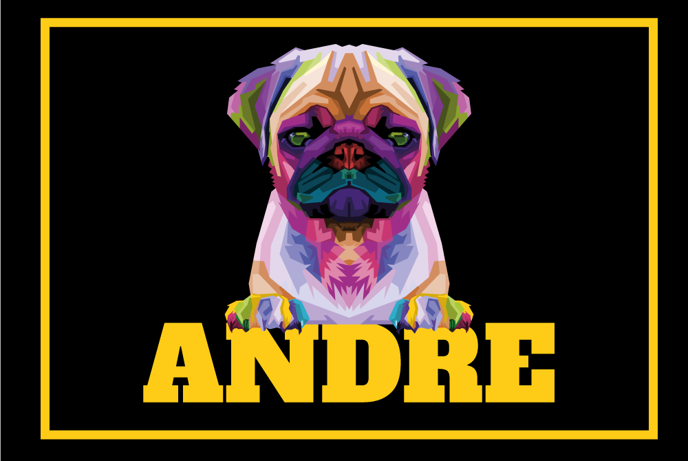 Vinyl Teppich mit Namen anpassbares haustier - TenStickers