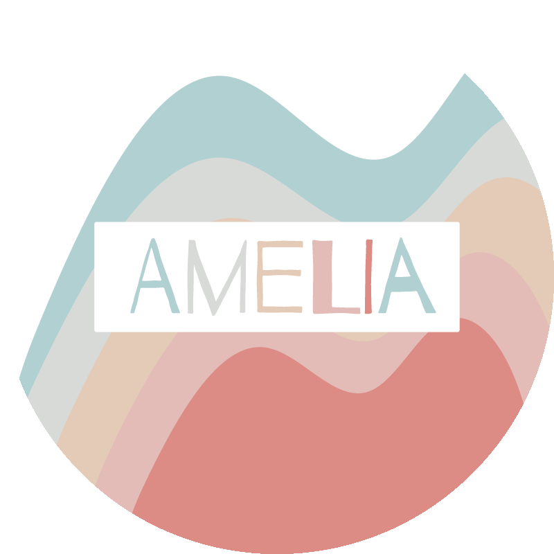 Vinylteppich kindlich "boho" regenbogenwellen - TenStickers