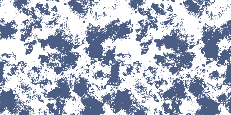 Strukturierter Vinylteppich mit blauem abstraktem Tiermuster - TenStickers