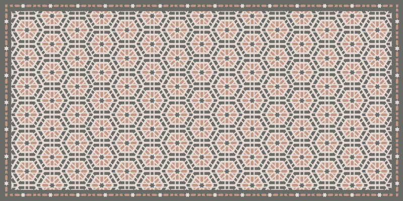 Vinyl Teppich Fliesenoptik portugiesisches gotisches MusterDeutsc - TenStickers