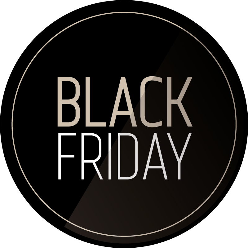 Vinyl Teppich rund rund um den Black Friday - TenStickers