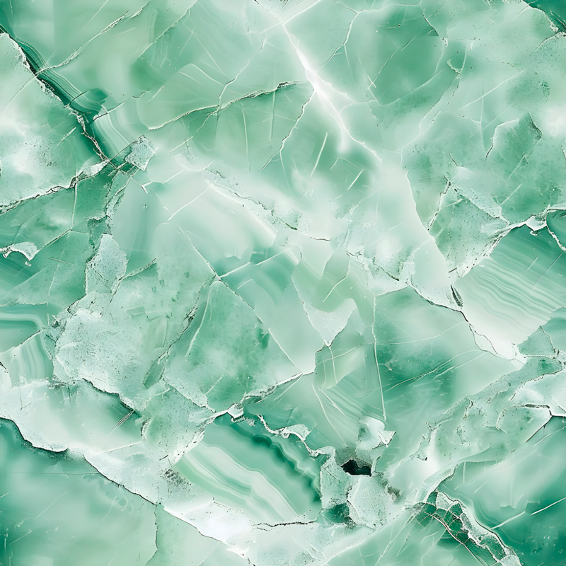 Vinyl Teppich Marmor grüne pastellfarbe - TenStickers