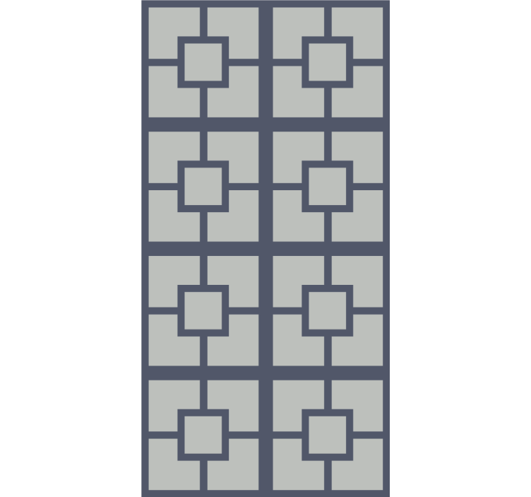 Büro Tapete quadratisches musterlayout - TenStickers