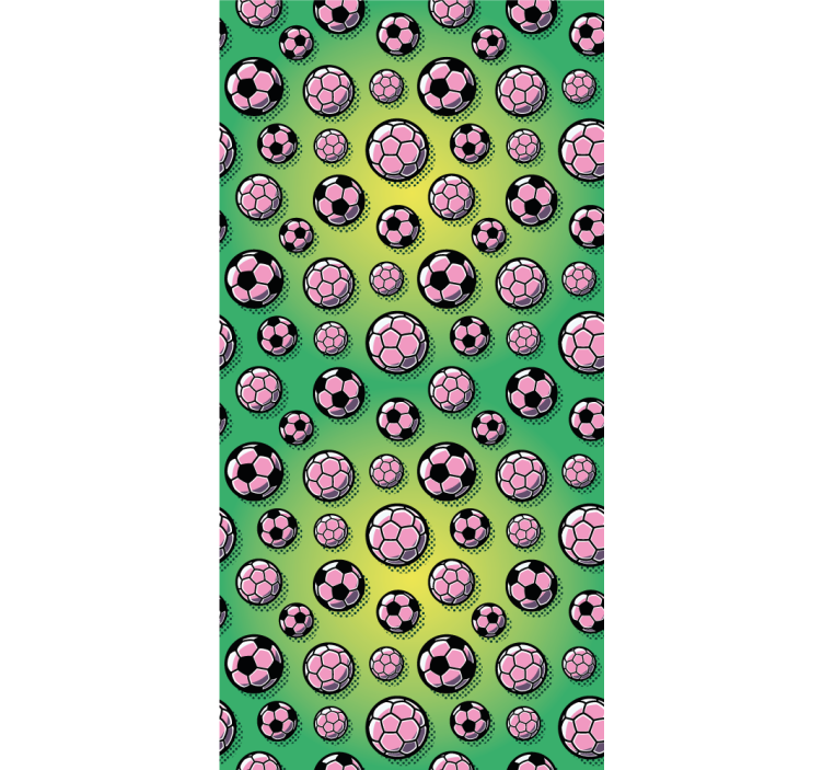 Tapete selbst gestalten sportliches ballmuster - TenStickers