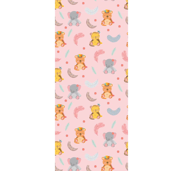 Tapete baby dschungeltiere - TenStickers