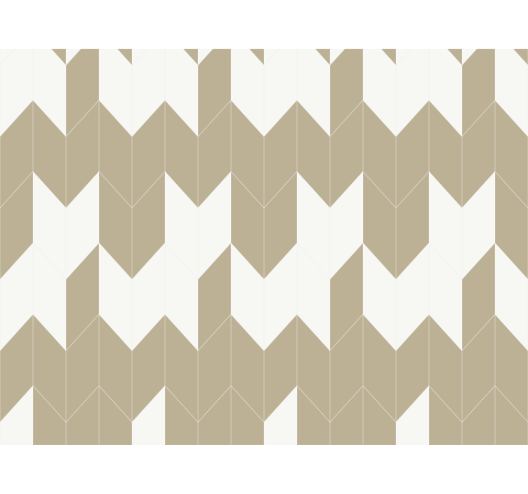 Tapete geometrische Muster chevron-form-design - TenStickers