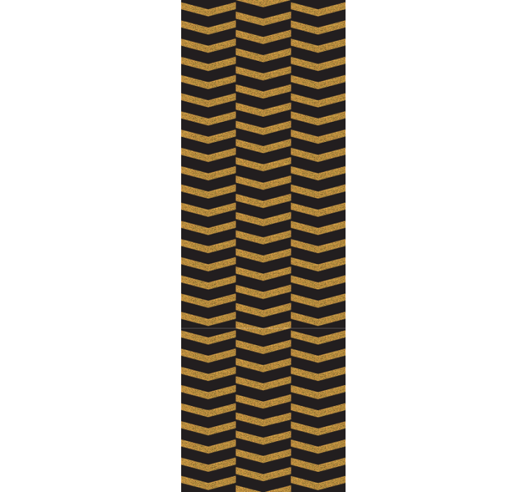 Tapete geometrische Muster chevron-streifendesign - TenStickers