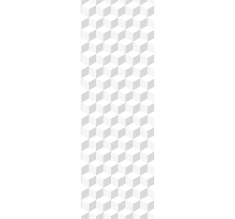 Tapete geometrische Muster kubische textur - TenStickers