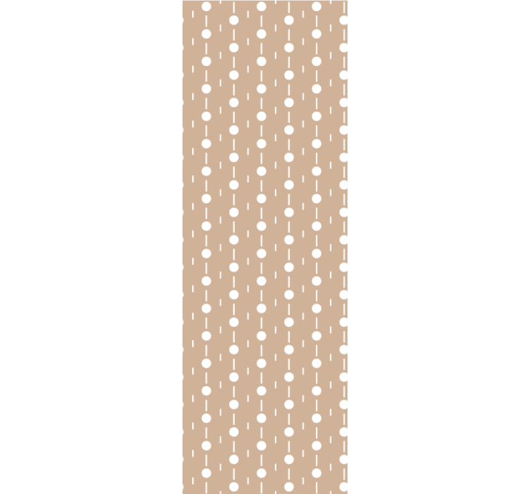 Tapete kreise in kreisförmigen weißen punkten - TenStickers