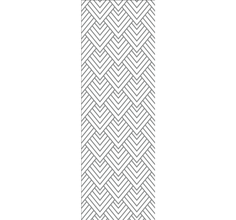 Tapete geometrische Muster chevron-linien - TenStickers