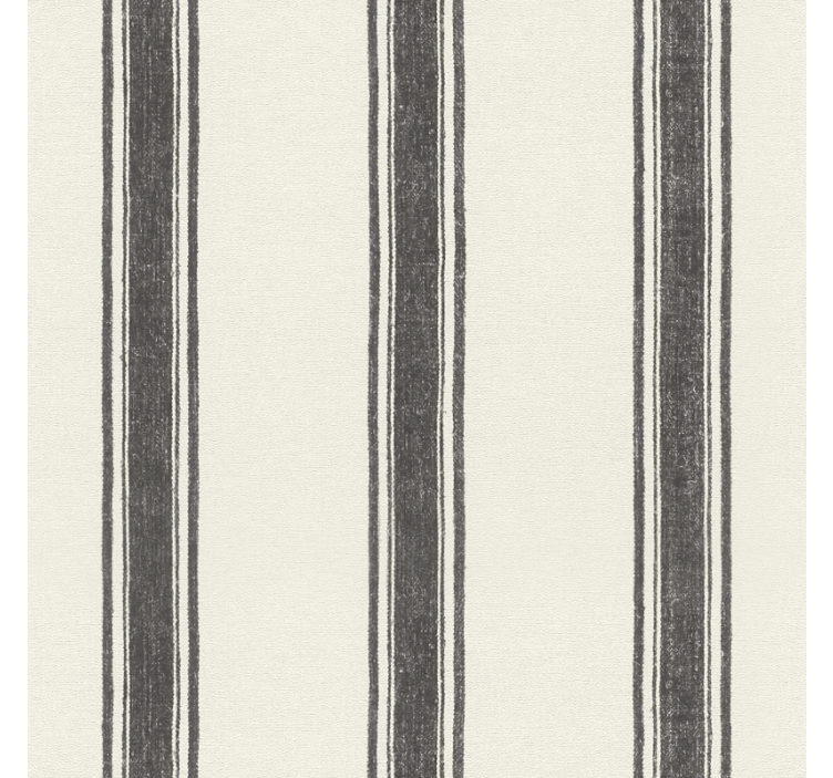 Geometrische tapete in schwarz mit diplomatischen linien - TenStickers