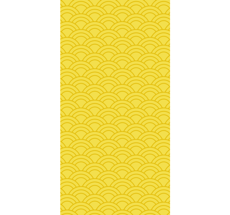 Ornament tapete mit leuchtendem pantone-muster - TenStickers