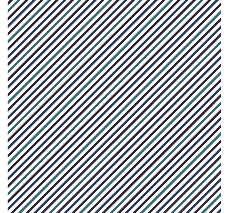 Ornament tapete mit blauen diagonalen streifen - TenStickers