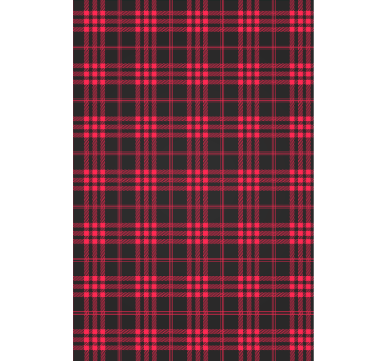 Weihnachtstapete im weihnachts-tartan-muster - TenStickers
