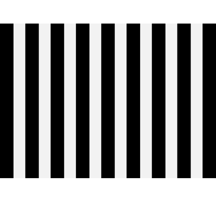 Büro tapete mit vertikalen schwarzen streifen - TenStickers