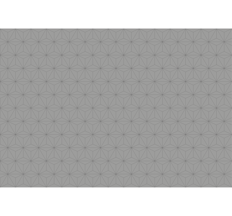 Büro tapete in grauen betondreiecken - TenStickers