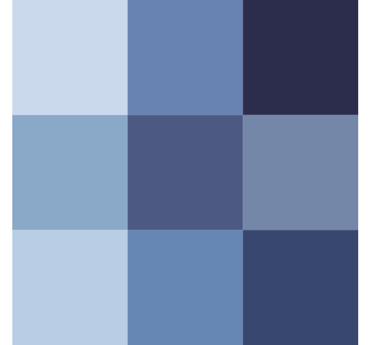 Büro tapete moderne fliese in blautönen - TenStickers