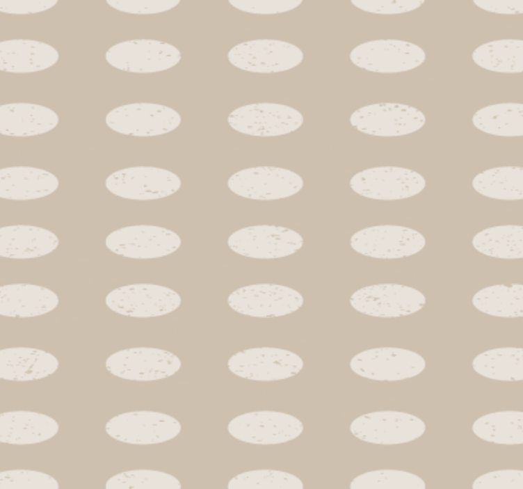 Tapete flur mit geometrischem weißen kreisdesign - TenStickers