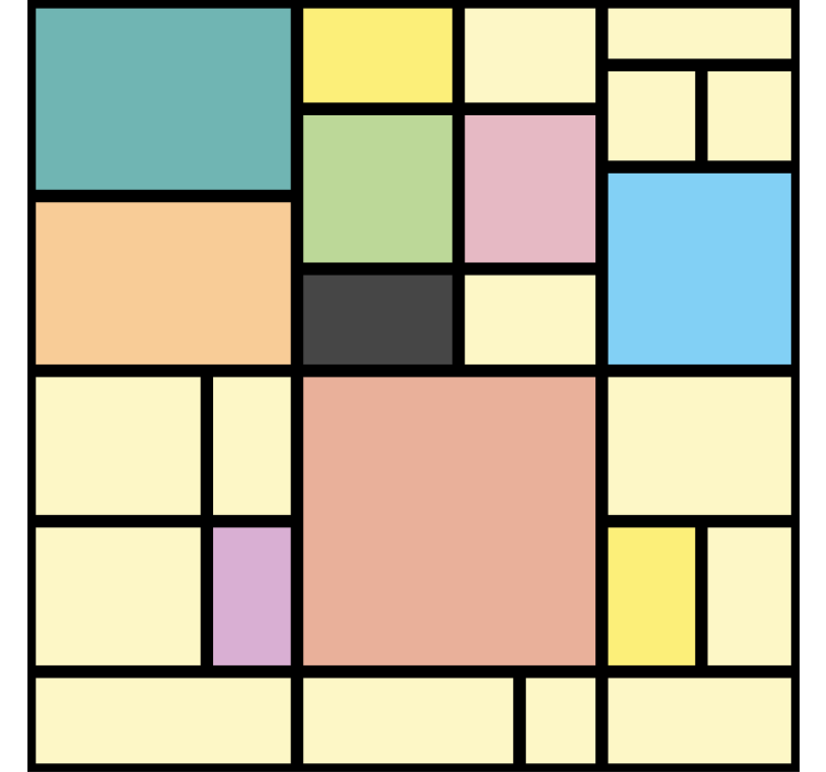 Tapete geometrische muster lebendige geometrie - TenStickers