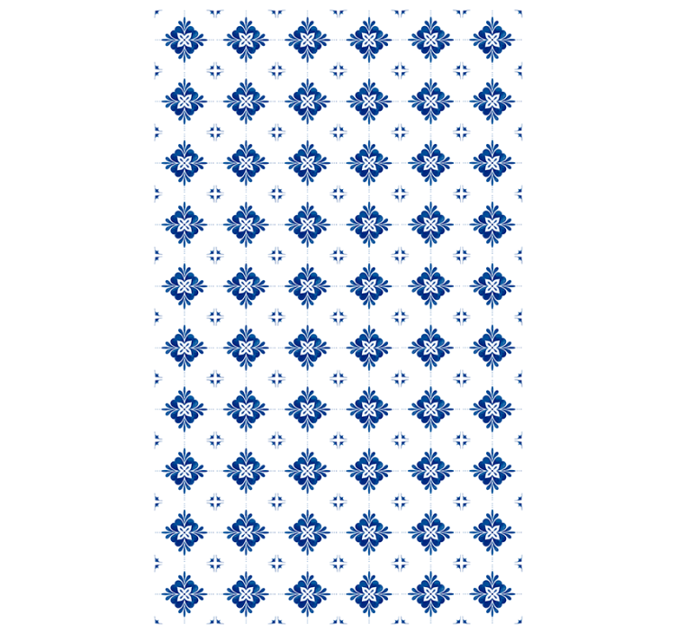 Fliesen tapete mit keramischem blumenmuster - TenStickers