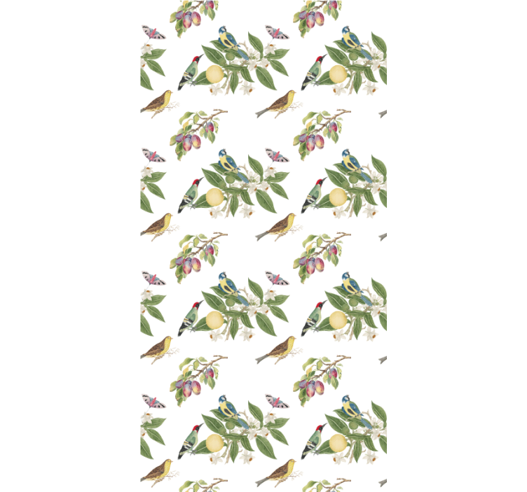 Tapete kinderzimmer mit fruchtdieben in der natur - TenStickers