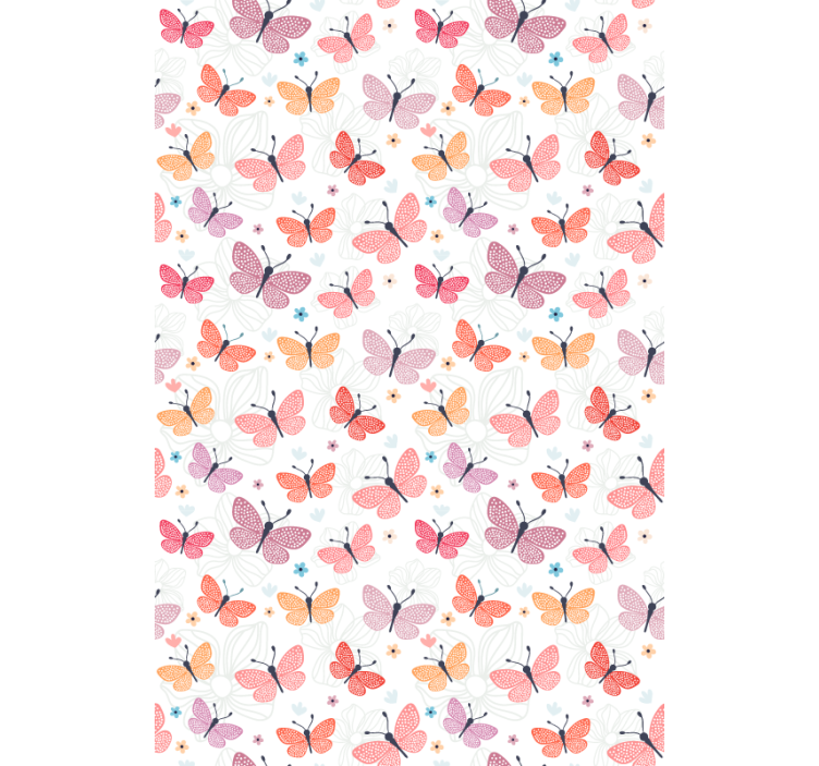 Tapete schmetterling mit butterfly muster - TenStickers
