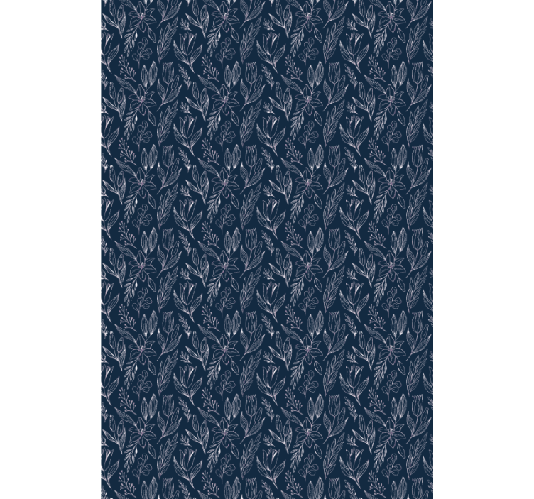 Tapete flur nahtloses lilienmuster florales design - TenStickers