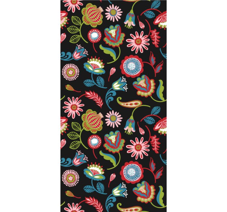 Tapete flur mit anmutigen botanischen motiven - TenStickers