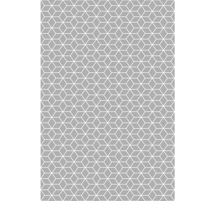 Muster tapete hexagonales graues muster - TenStickers