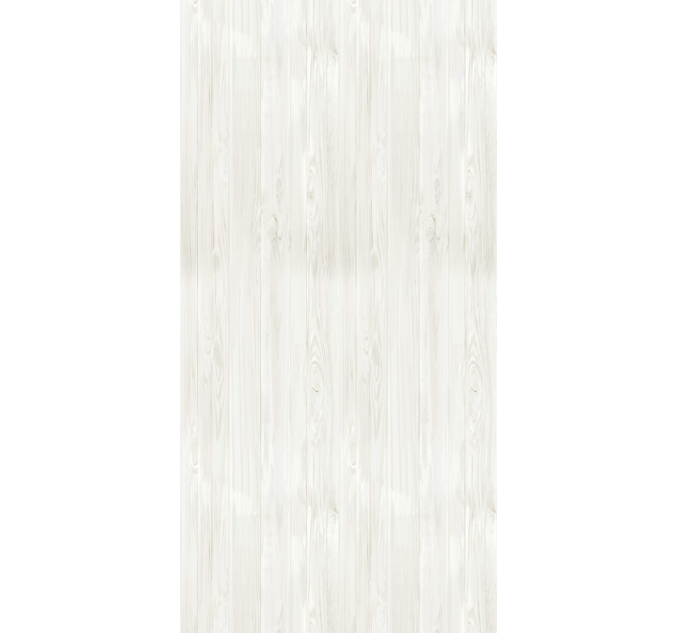 Tapete rustikal in weißem holz - TenStickers