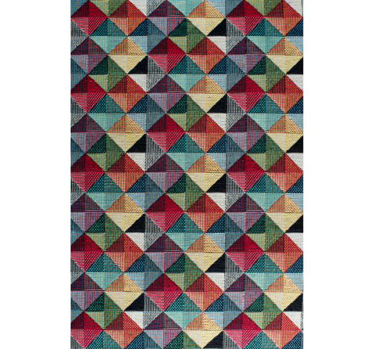 Tapete geometrische muster in geometrischen formen - TenStickers