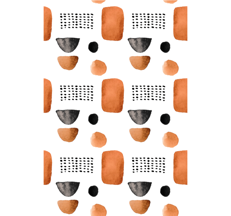 Büro tapete mit minimalistischen geometrischen formen - TenStickers